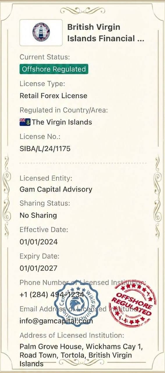 BVI FSC Retail Forex Licence
